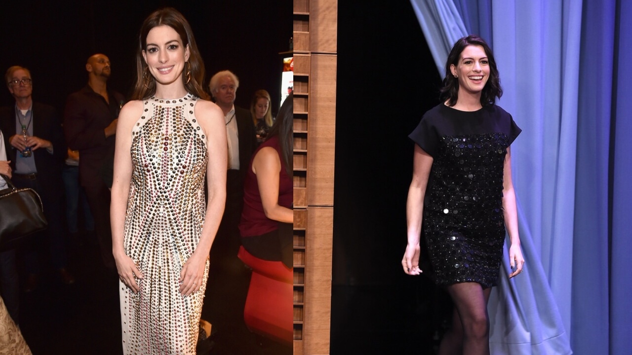 Times Anne Hathaway Showed Her Fashion Sense In A Sparkle Outfit, See Pics 771992