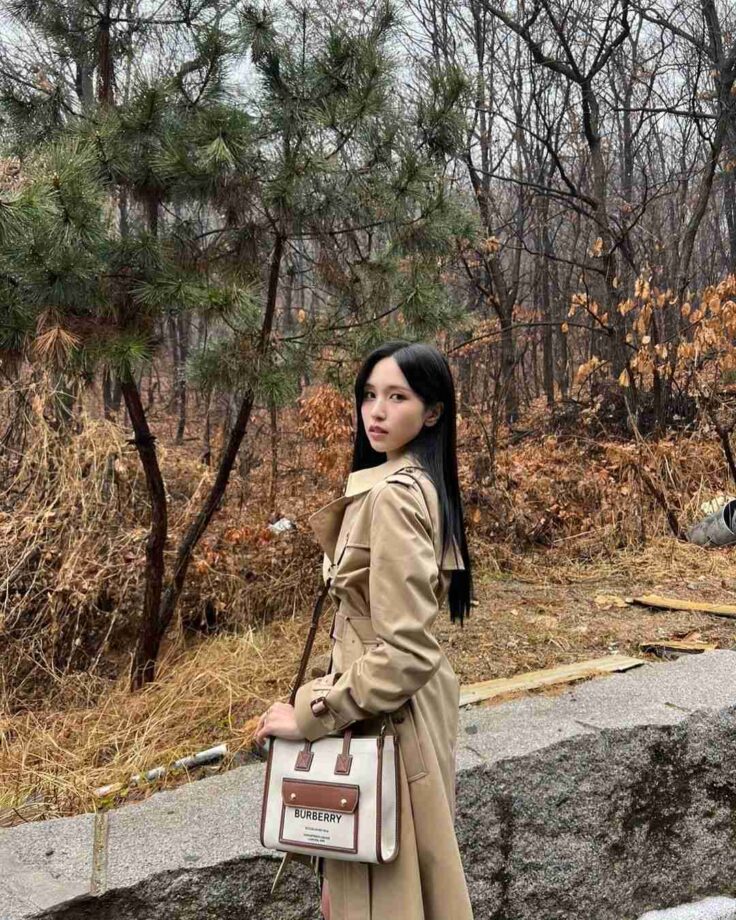 Twice's Mina Takes Fashion A Level Up In A Trench Coat And Checked Skirt; See Pics 772787