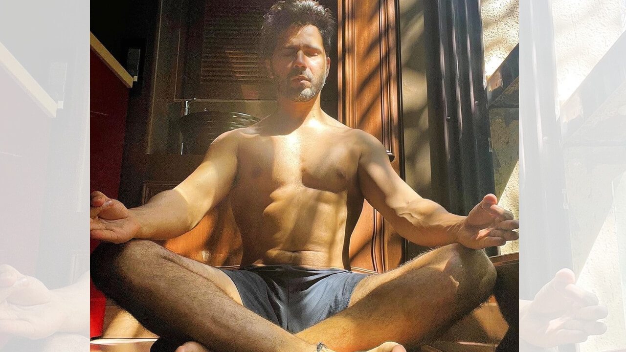 Varun Dhawan Goes Shirtless As He Sits In Meditation Position Says, 'Om Namah Shivay' 774010