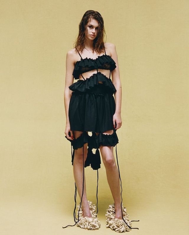Victoria Beckham Shares A Picture Of Herself In A Black Cut-Out Fringed Midi Dress, See Pic 775655