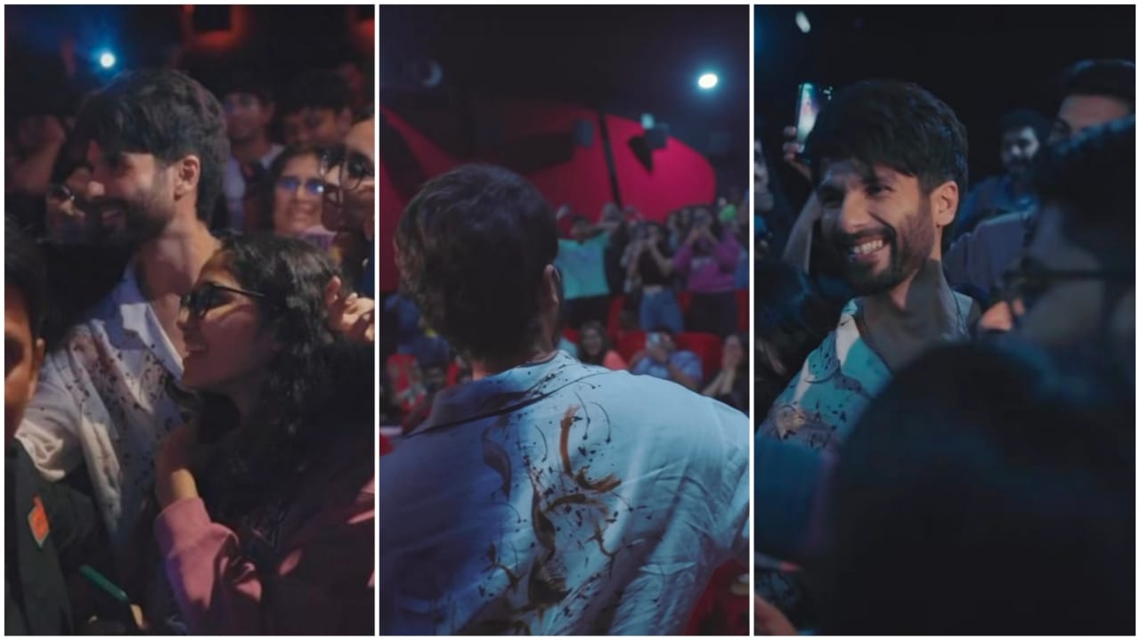 Watch: Shahid Kapoor's Surprise Entry Into Cinema Hall Screening Jab We Met 773507