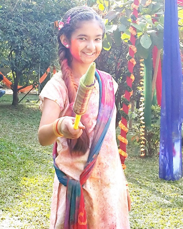 A Holi wish from ‘little’ Anushka Sen, see rare childhood picture 781337