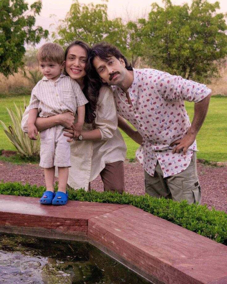 Adorable: Nakuul Mehta shares family photodump with son Sufi and wife Jankee 788211
