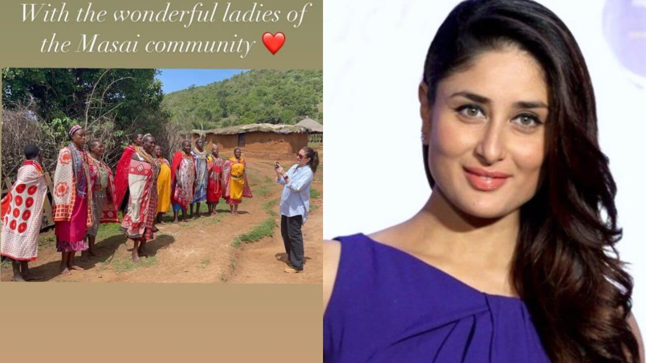Africa Diaries: Kareena Kapoor spends her Sunday with the Masai ladies, see pic 786980