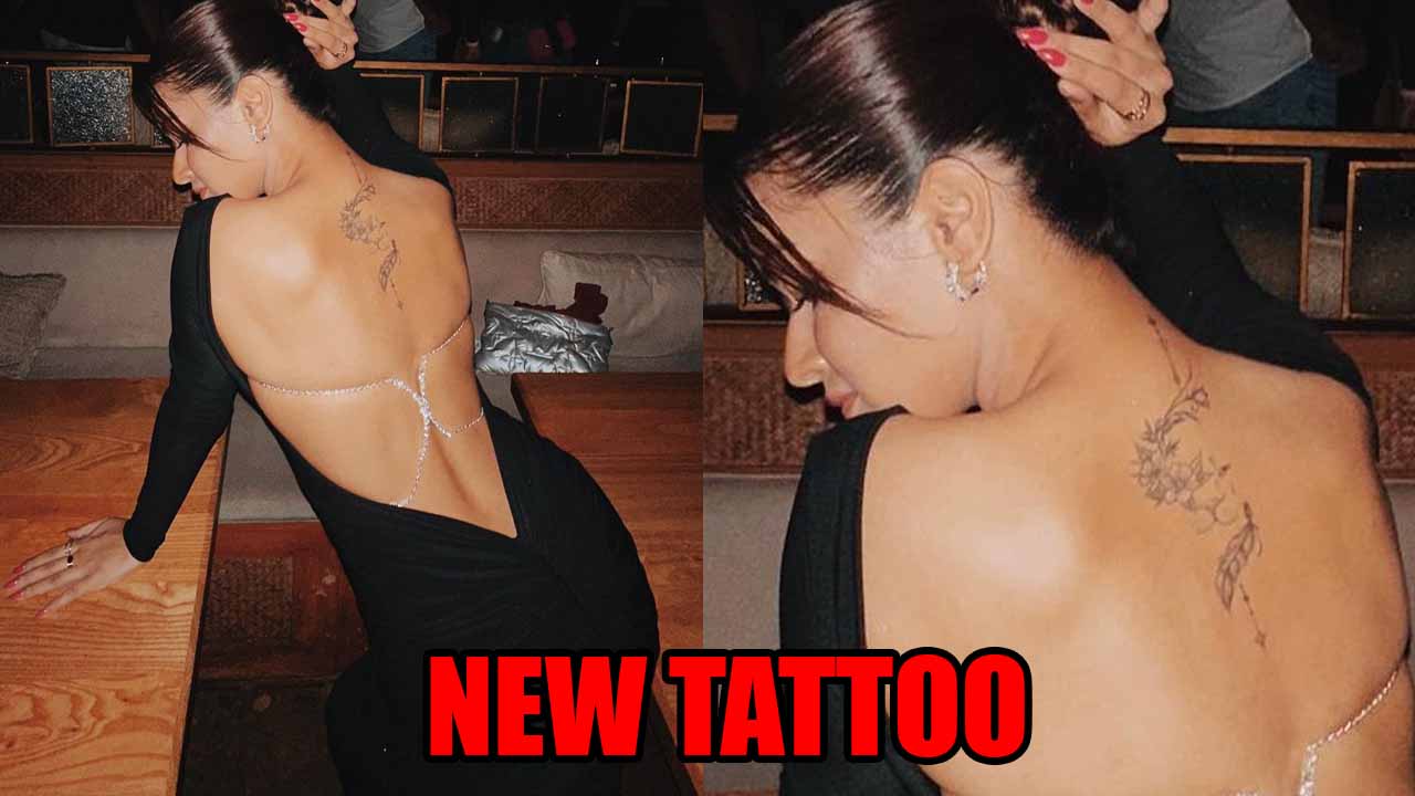 Avneet Kaur flaunts her new tattoo in a backless black dress, see pics 790101