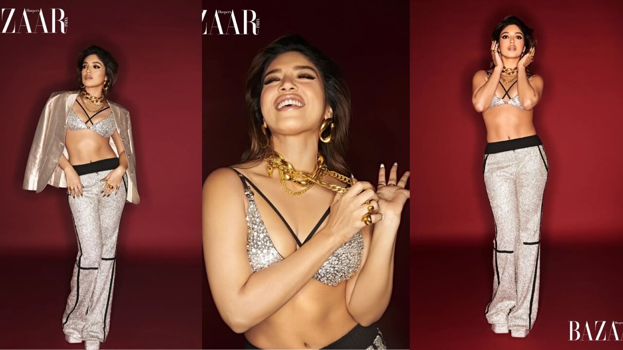 Bhumi Pednekar Looks Snazzy In A Bralette Top And Pants 785753