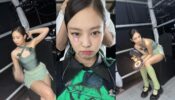 Blackpink's Jennie Has Killer Fashionista Vibes In A Green Halter-Neck Top With Mini Skirt 785679