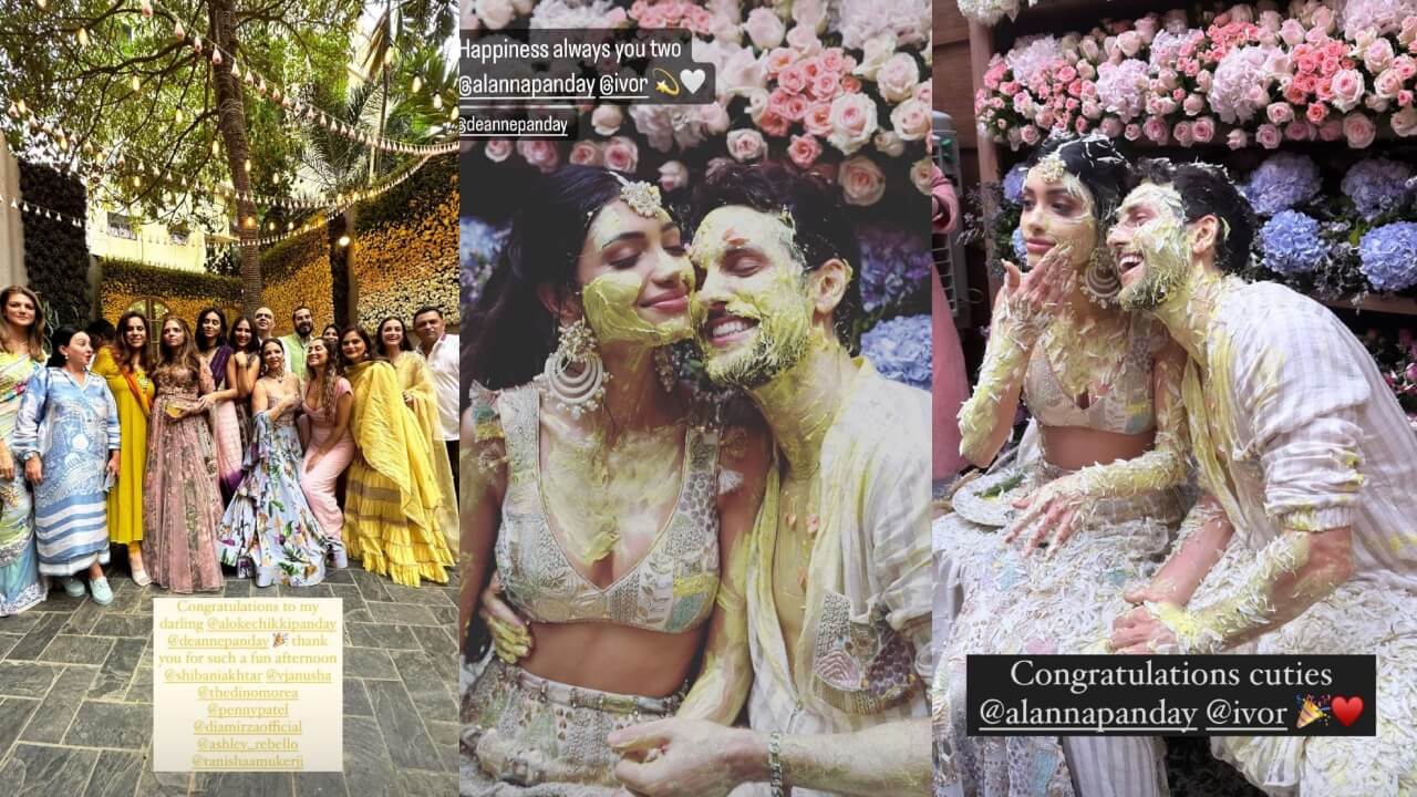 Check Out: Inside Pics Of Ananya Panday's Cousin Alanna Panday And Ivor McCray's Haldi Ceremony 785837