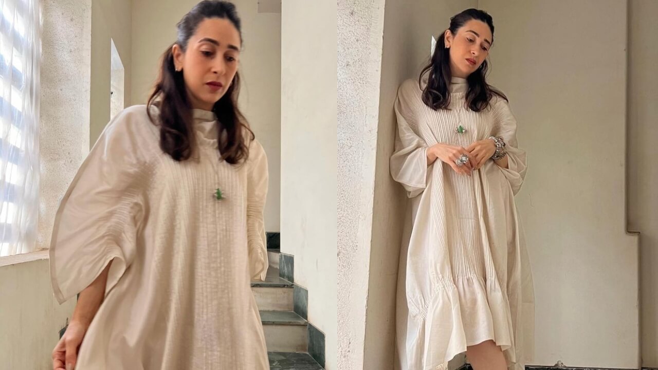 Check Out: Karisma Kapoor Shows Her Ultimate Fashion In A Off-White Midi Dress 779336