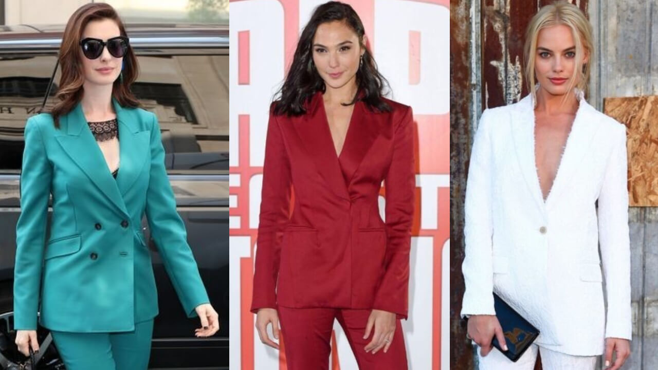 Fashion Battle: Anne Hathaway Or Margot Robbie Or Gal Gadot; Who Looked Better In Pantsuit Outfits?