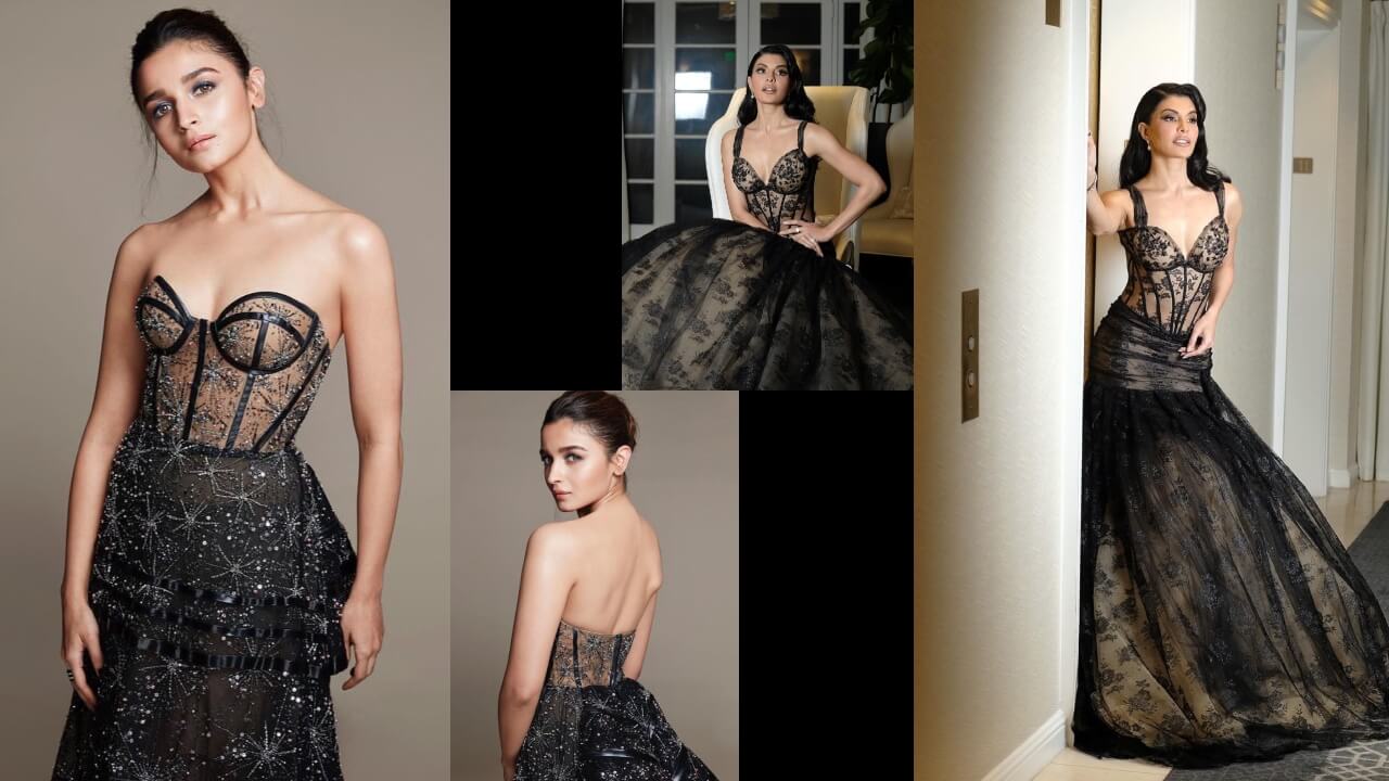 Fashion Face-Off: Jacqueline Fernandez Or Alia Bhatt; Which B'Town Diva Looks Tempting In Corset Gown? 785853