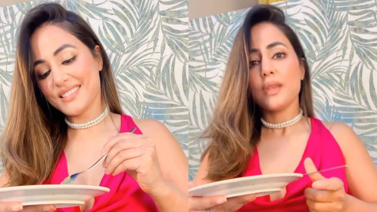 Hilarious: Hina Khan takes dig at her own cooking skills, check out 780085