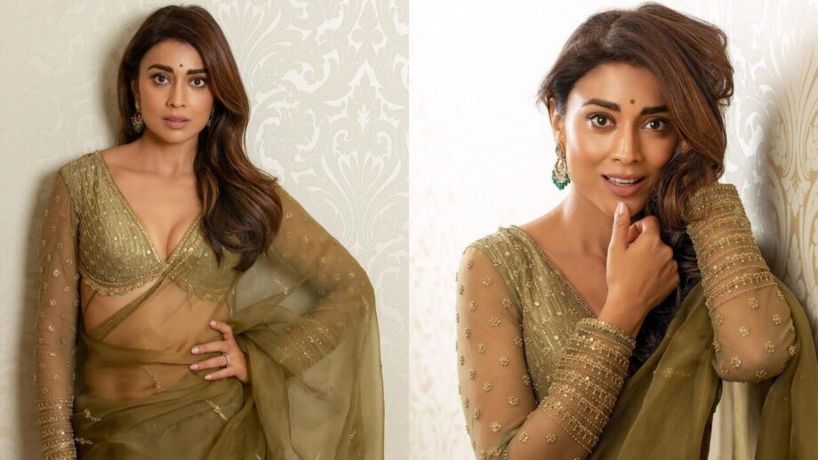In Pics: Shriya Saran is surreal personified in saree 786062