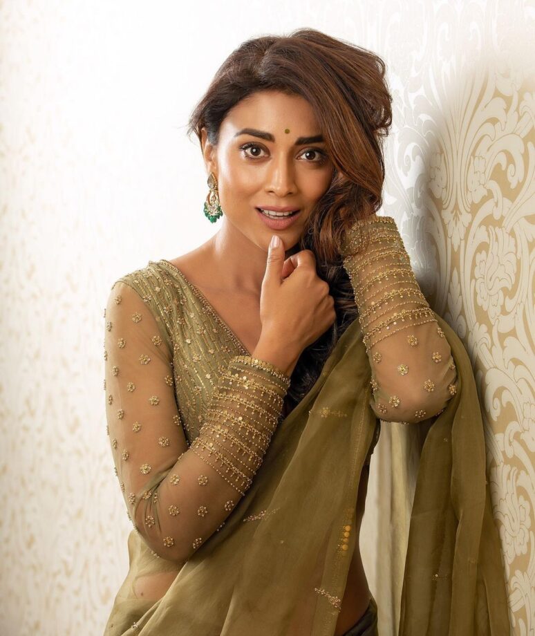 In Pics: Shriya Saran is surreal personified in saree 786052