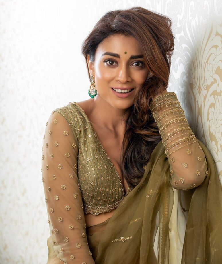 In Pics: Shriya Saran is surreal personified in saree 786059