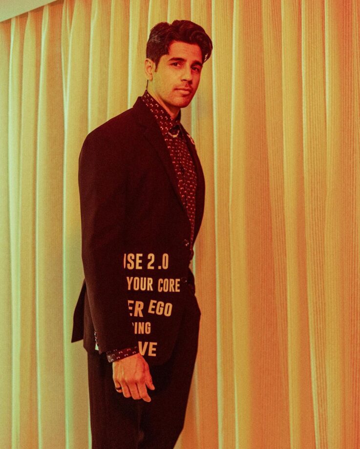 In Pics: Sidharth Malhotra Looks Dapper In A Brown Colored Blazer And Pants 790247