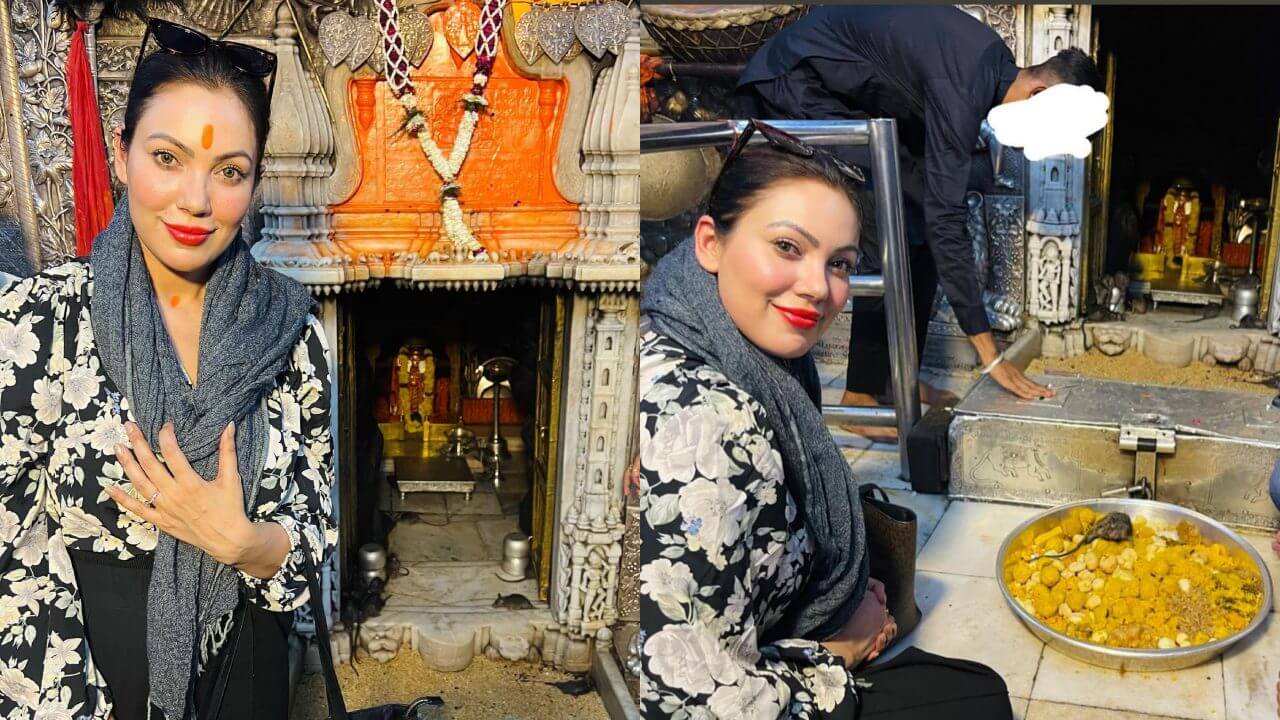 In Pics: TMKOC actress Munmun Dutta visits Karni Mata temple 786889