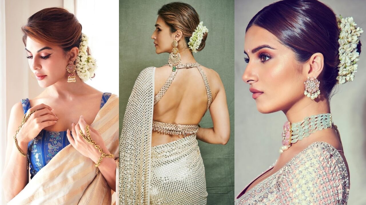 Indian bun hairstyles for saree Archives | Threads - WeRIndia