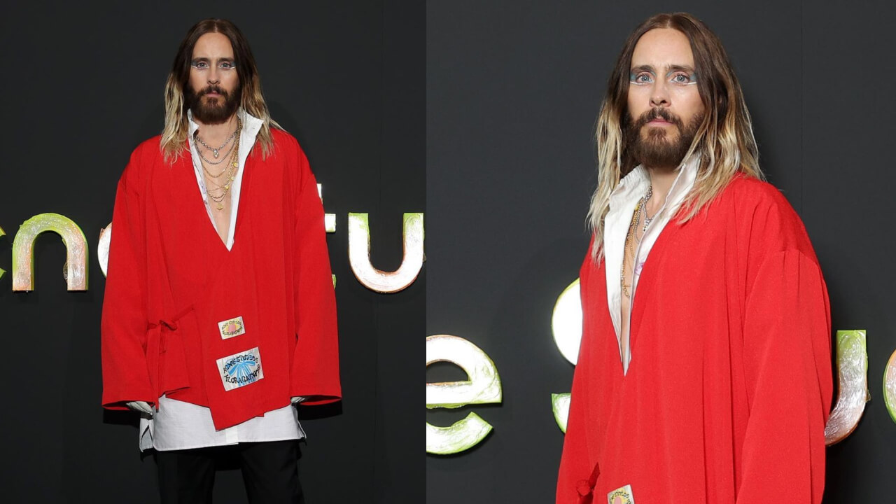Jared Leto Is The King Of Maximalist Style In A White Shirt With A Jacket And Pants; See Pics 779762