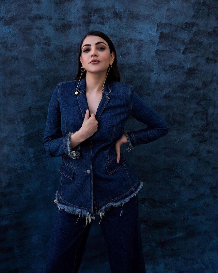 Kajal Aggarwal and Sushmita Sen dazzle in deep-blue outfits, see pics 782004
