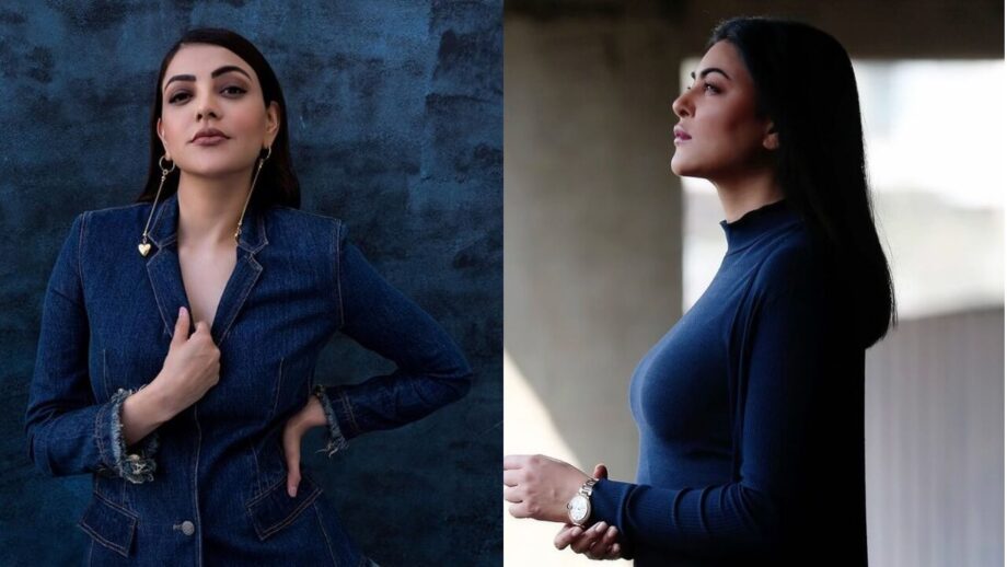 Kajal Aggarwal and Sushmita Sen dazzle in deep-blue outfits, see pics 782003