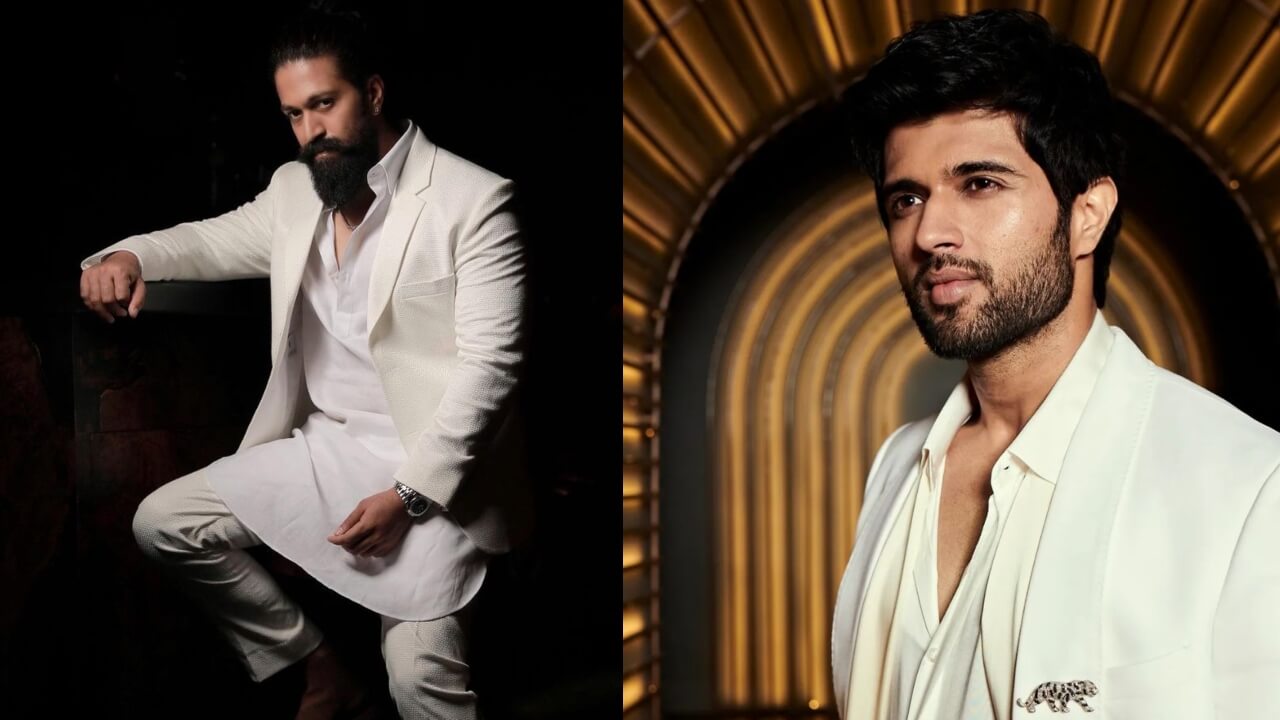 Learn the classic way to style the white suit from Vijay Deverakonda, Yash and Prabhas