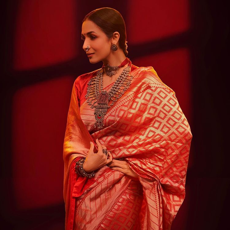 Malaika Arora's Sizzling Ethnic Drapes Every Girl Should Have 784868