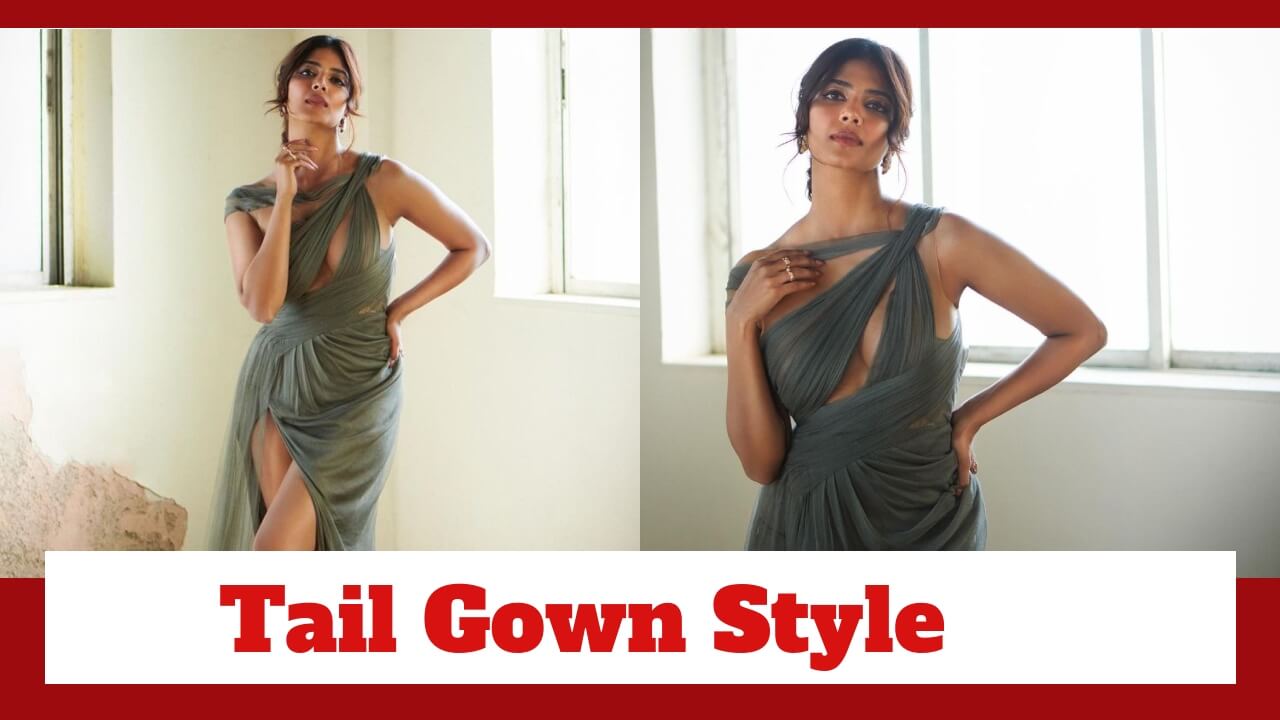 Malavika Mohanan Exhibits Her Ultimate Fashion Appeal In This Satin Tail Gown 778977