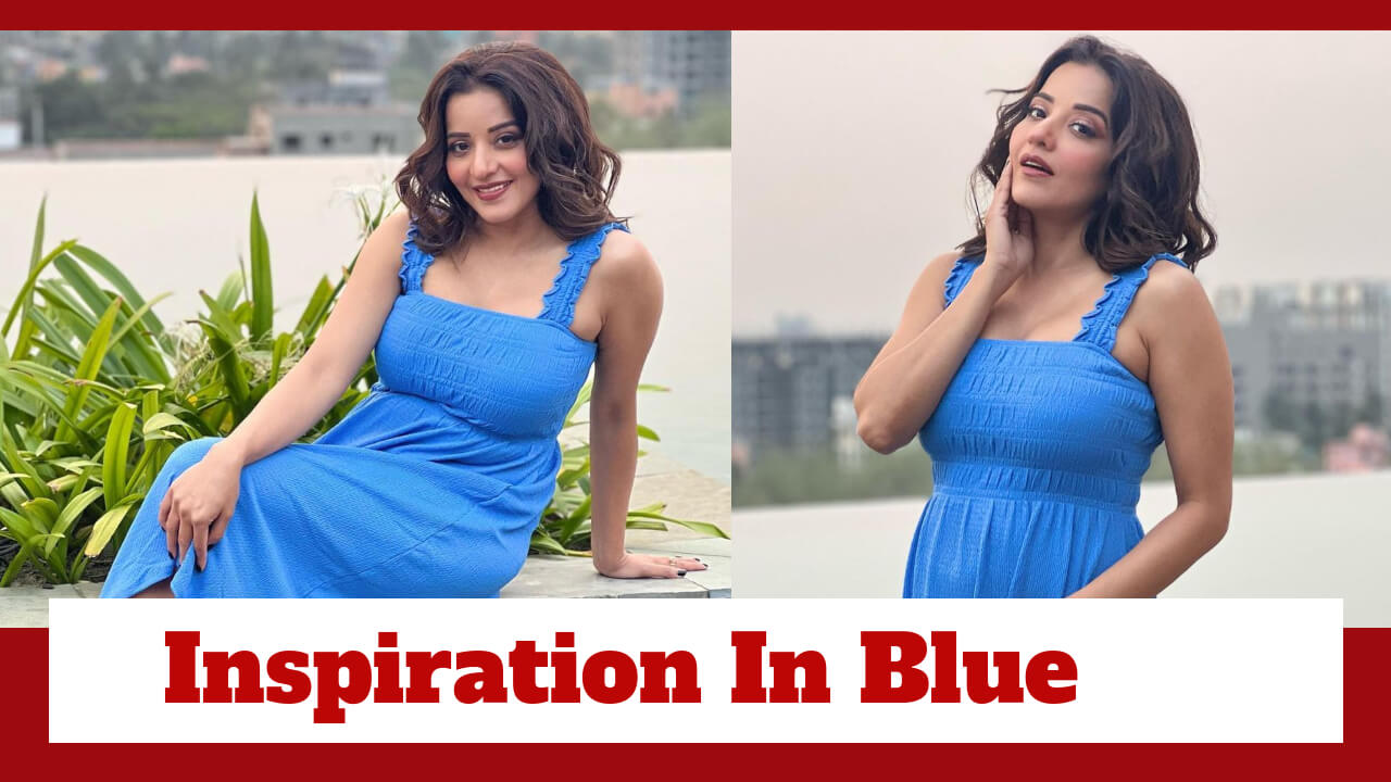 Monalisa's Blue Inspiration In Gorgeous One-Piece Dress; Check Here 782363