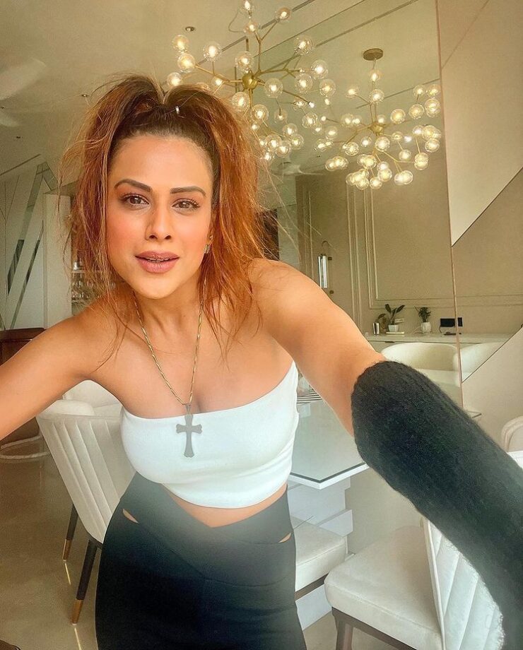 Nia Sharma looks irresistible in bralette top, flaunts curvaceous midriff like queen 783356
