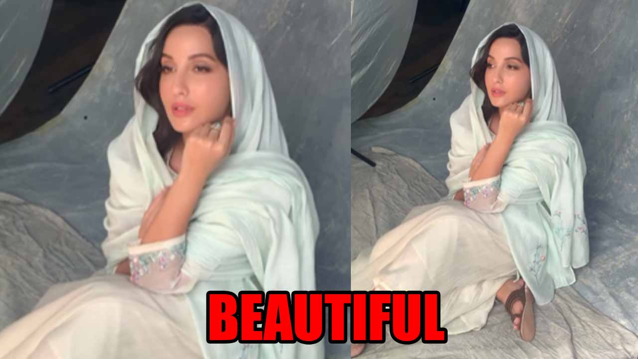 Nora Fatehi Is Sight To Behold In Simple White Salwar Suit, Fans Call Her ‘Beautiful’