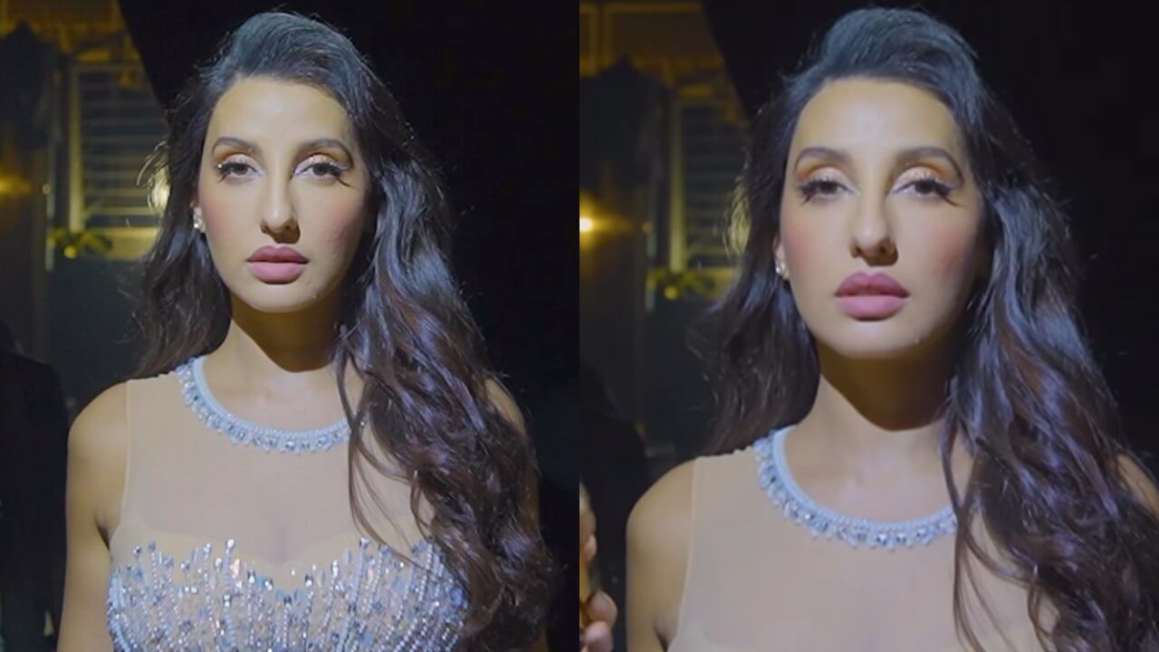 Nora Fatehi keeps her glam on check in sequinned adorn, watch 788251