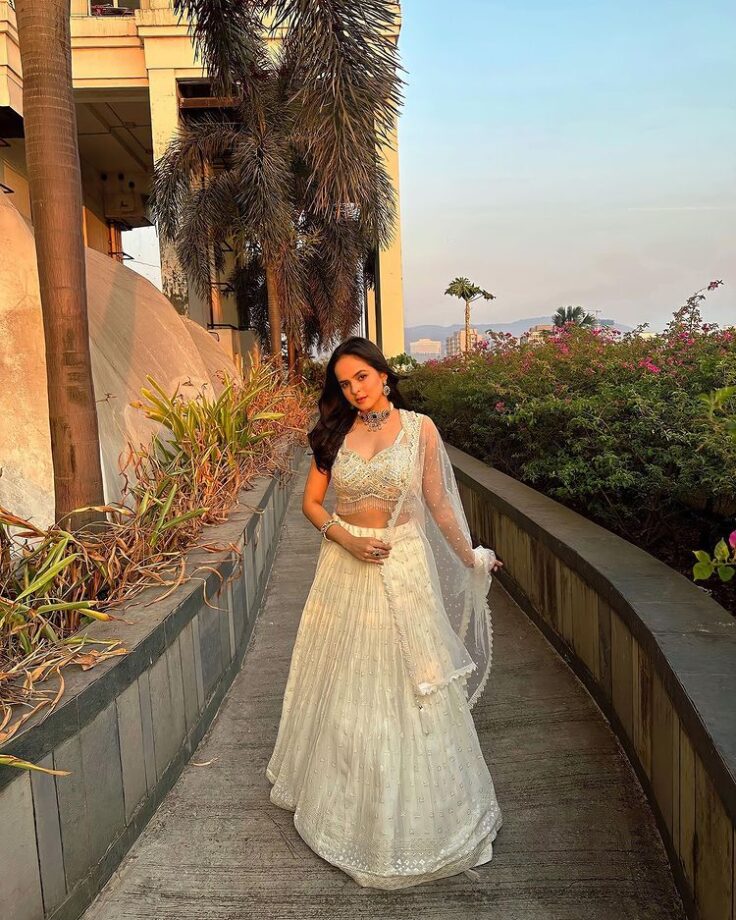 Palak Sindhwani melts hearts in shimmery see-through lehenga, we are in love | IWMBuzz