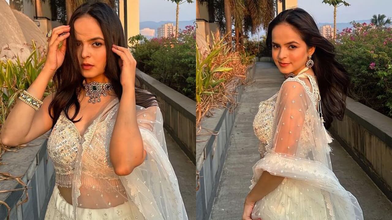 Palak Sindhwani melts hearts in shimmery see-through lehenga, we are in love | IWMBuzz
