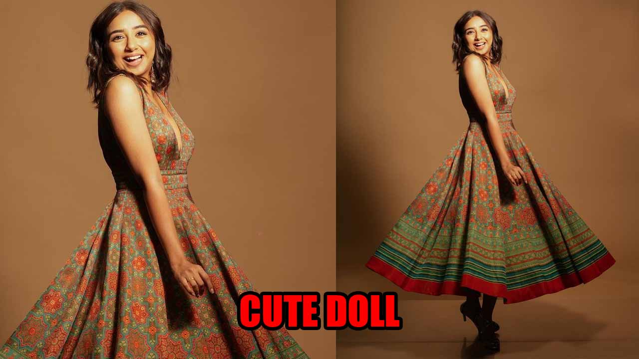 Prajakta Koli is twirling like a cute doll in printed gown, fans can’t stop drooling 779947