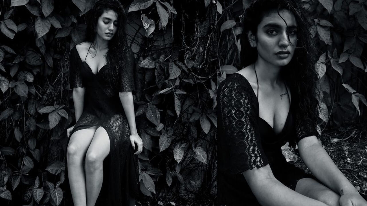 Priya Prakash Varrier oozes sensuality in deep-neck black ensemble, see pic 780692