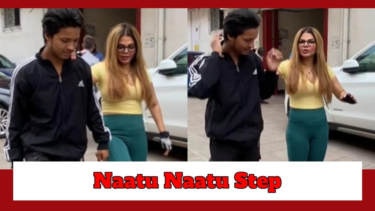 Rakhi Sawant Shows Us The Perfect 'Naatu Naatu' Step; Check Here 784476