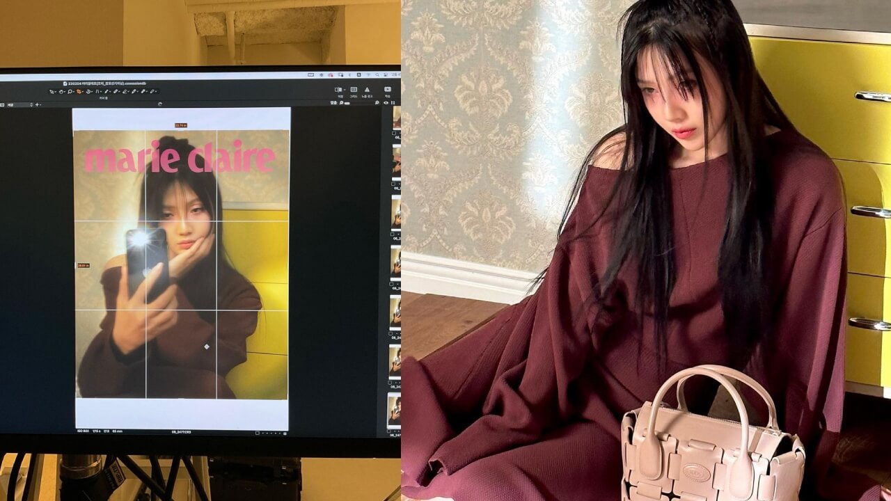 Red Velvet's Joy Shows Her Sartorial Game In A Burgundy One-Shoulder Outfit 782377