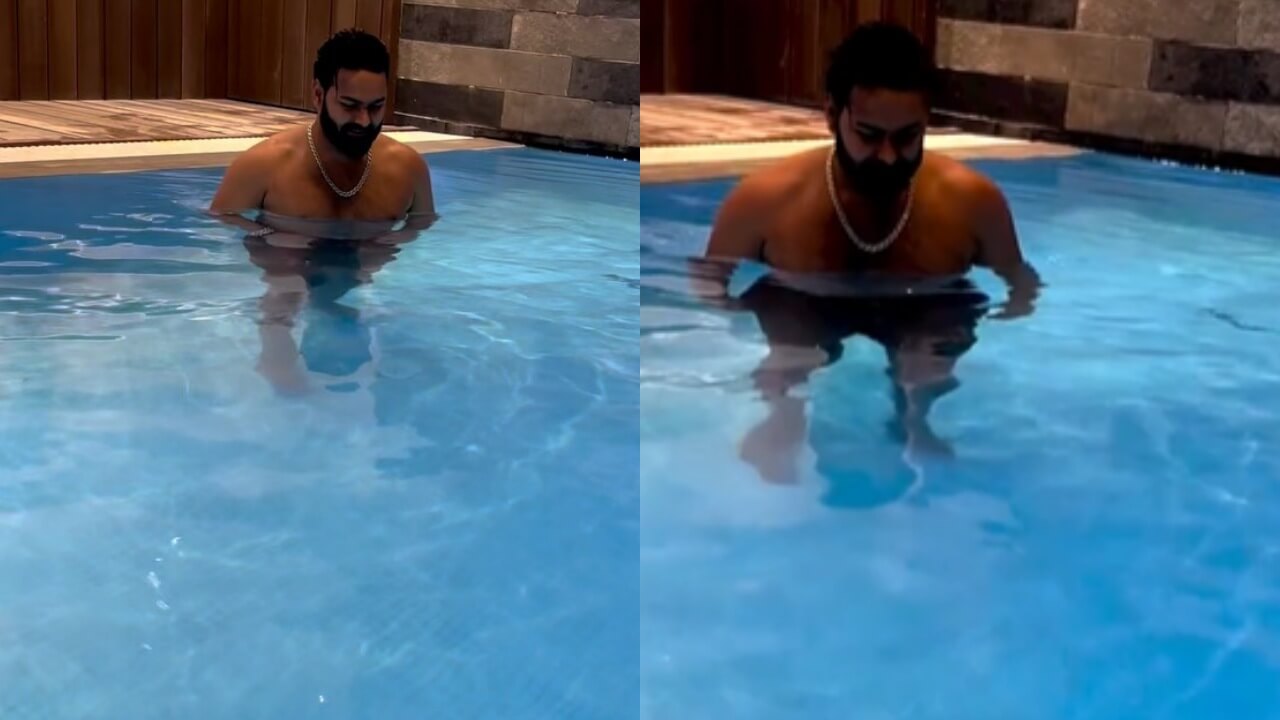 Rishabh Pant shares shirtless video from swimming pool after car accident, shares major update 785572
