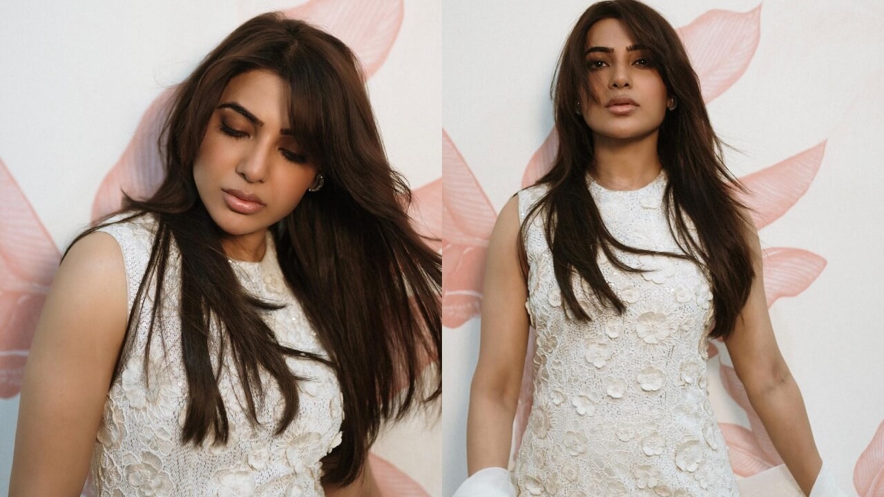 Samantha Ruth Prabhu is all about princess vibes in designer Mishru white outfit, see photodump 790759