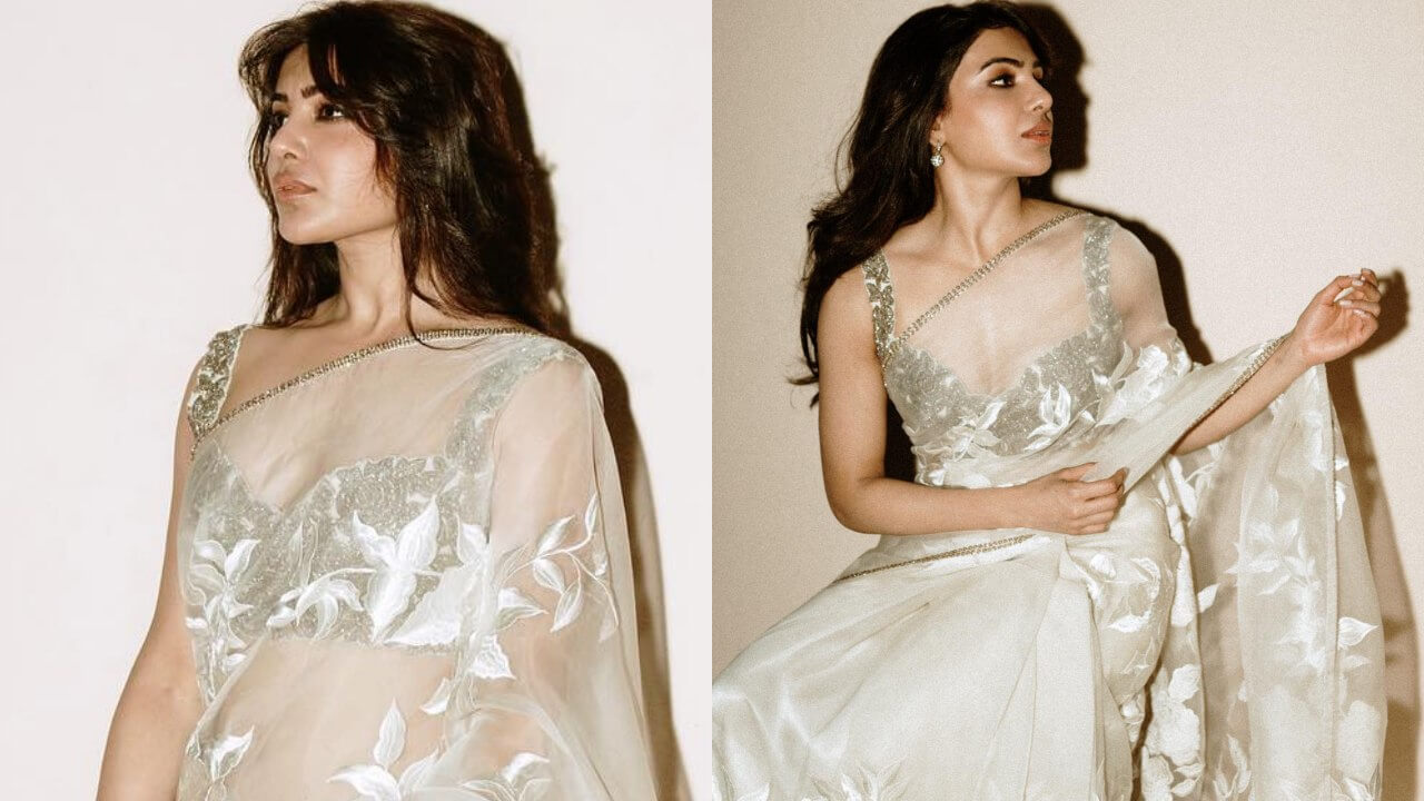 Samantha Ruth Prabhu raises heat in sensational see-through transparent saree, see pics 789612