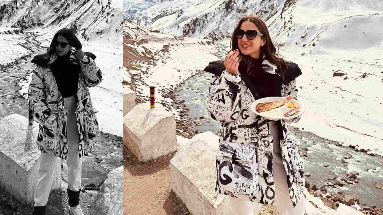 Sara Ali Khan Inspires Your Vacation Wardrobe In A Black-White Trench Coat And Pant 784985