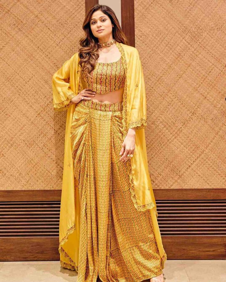 Shamita Shetty Shows Her Sartorial Style In All-Yellow Outfits; See Pics 779869