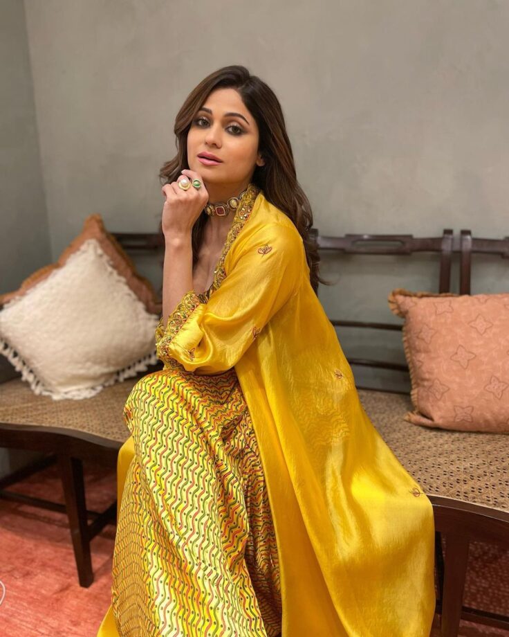 Shamita Shetty Shows Her Sartorial Style In All-Yellow Outfits; See Pics 779868