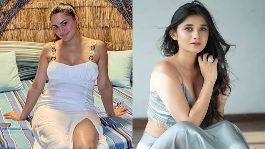 Shraddha Arya dazzles in white slit gown, Kanika Mann calls her "hottey" 790786