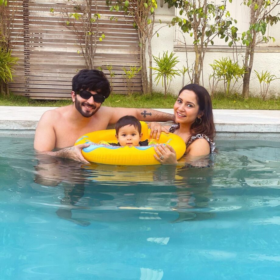 So Adorable: Dheeraj Dhoopar goes on swim day with son Zayn 787309