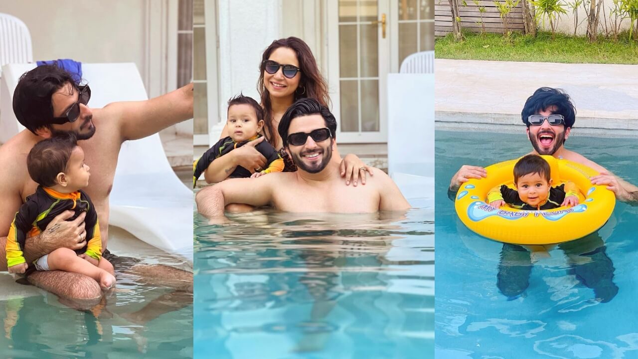 So Adorable: Dheeraj Dhoopar goes on swim day with son Zayn 787313