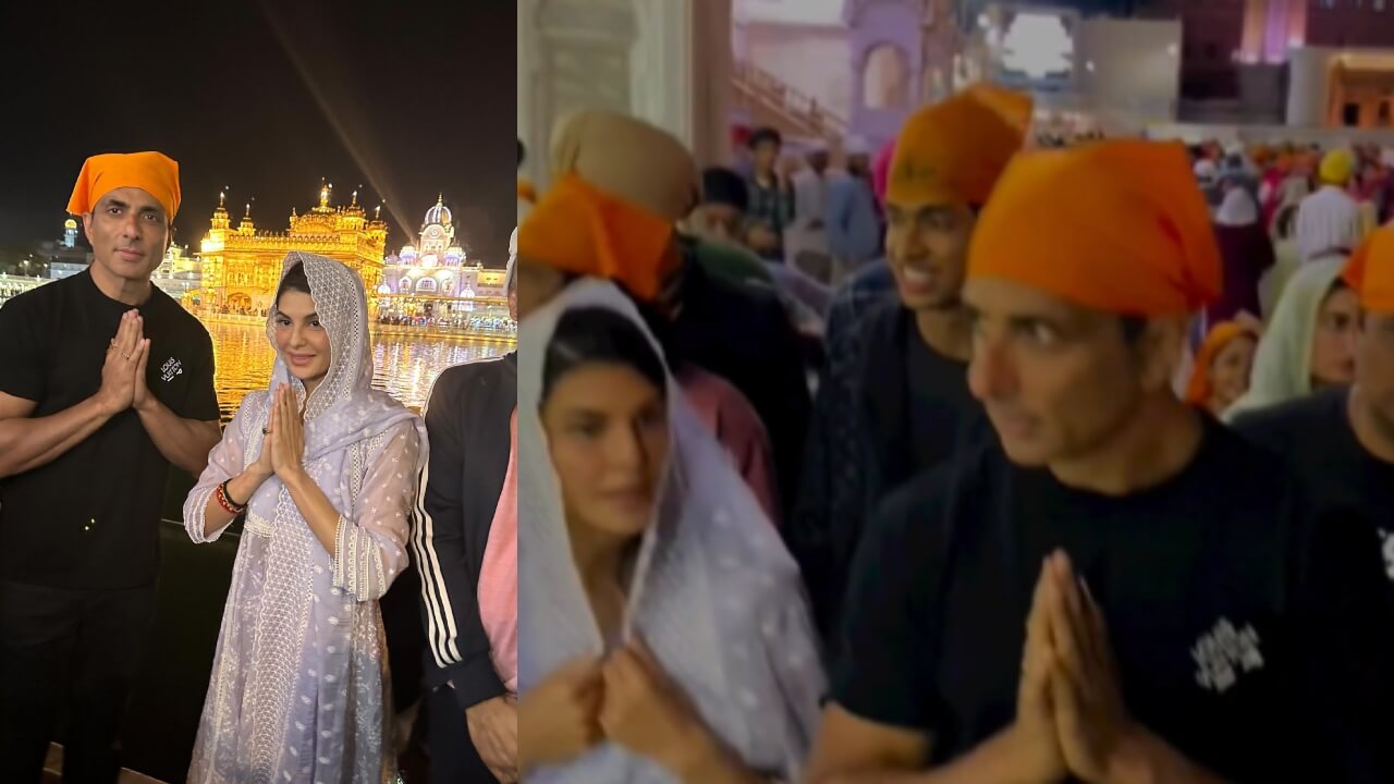 Sonu Sood and Jacqueline Fernandez take blessings of almighty, here's why