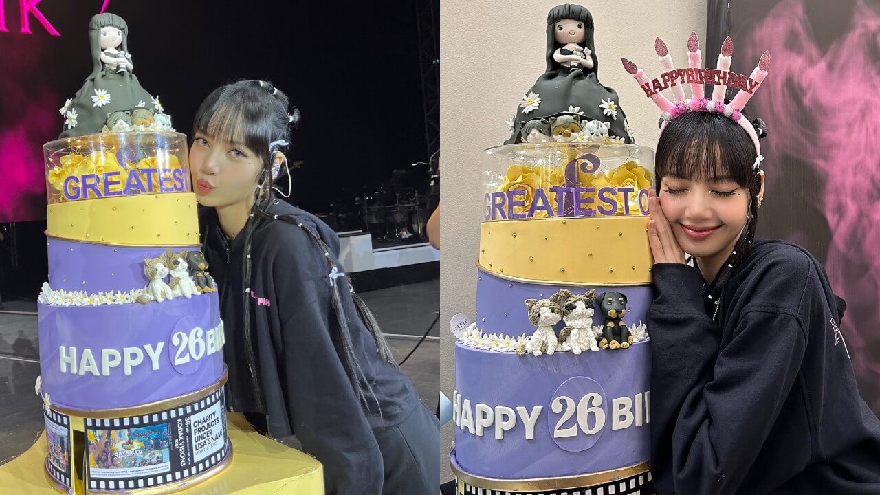Such crazy energy: Blackpink’s Lisa celebrates 26 birthday with humongous cake, see photodump