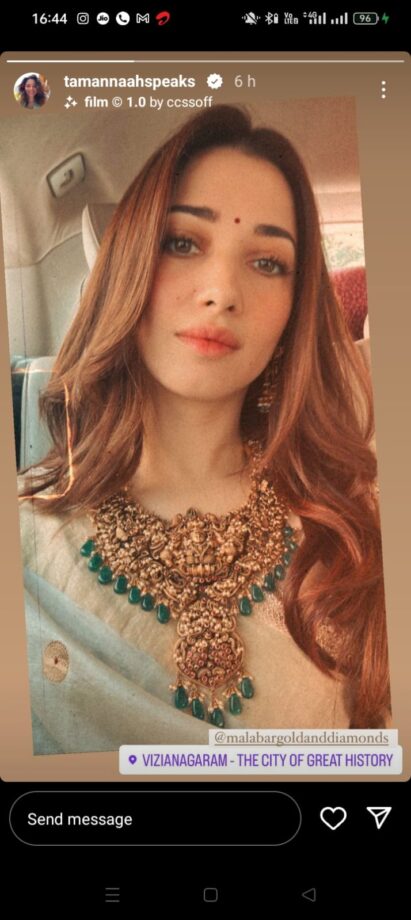 Tamannaah Bhatia is royal personified in embellished saree, see pic 780674